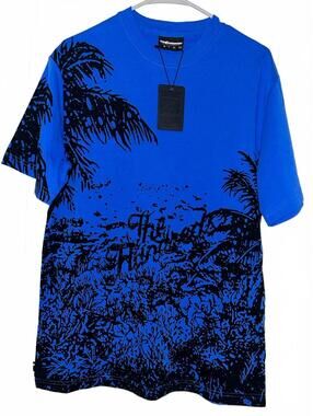 The Hundreds Jungle T-Shirt Royal Blue Size Small